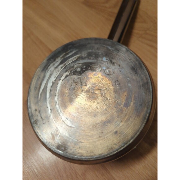 Wolfgang Puck Cafe Collection Pot Pan 7" 18/10  Stainless Steel No Lid - Picture 3 of 5